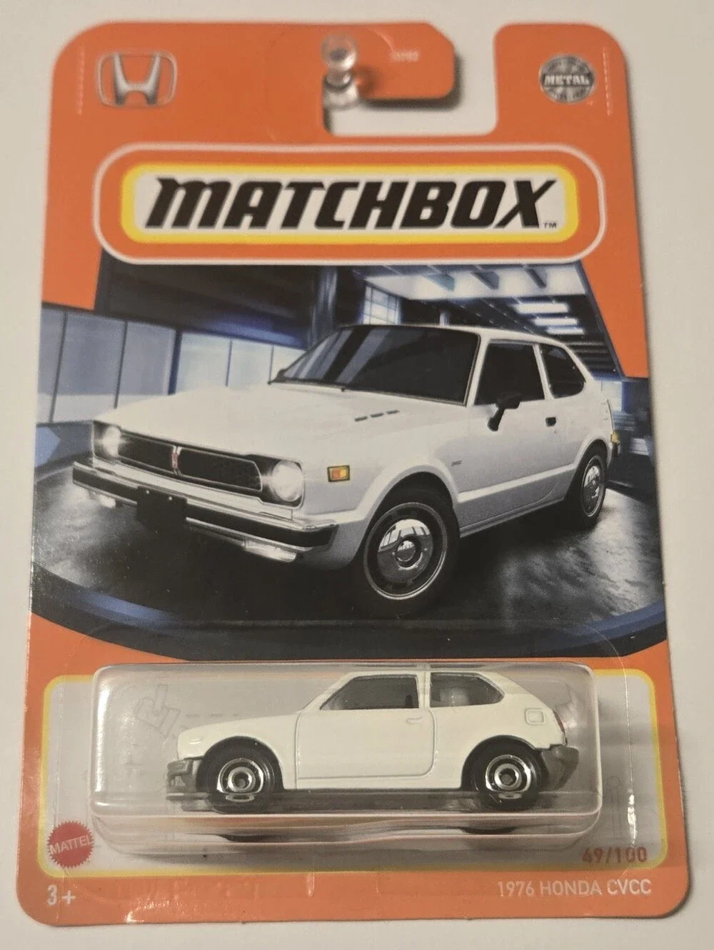 1976 Honda CVCC Matchbox White 49/100 Factory